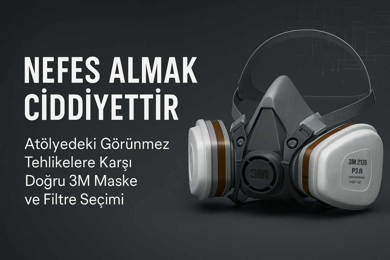 Nefes Almak Ciddiyettir: Atölyedeki Görünmez Tehlikelere Karşı Doğru 3M Maske ve Filtre Seçimi