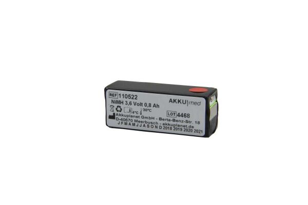 NiMH Akku passend für Novacor Diasys Integra Typ ACC-0750-00 3,6 Volt 0,8 Ah CE Konform