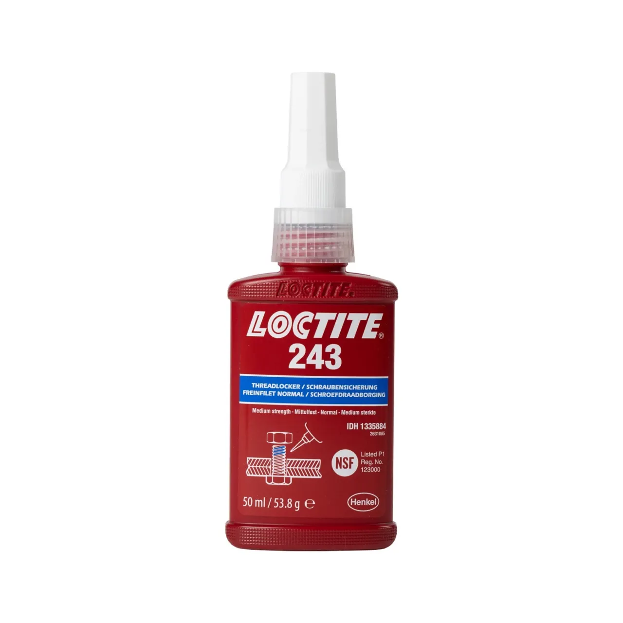 LOCTITE 243 – Orta Mukavemetli Genel Amaçlı Vida Sabitleyici