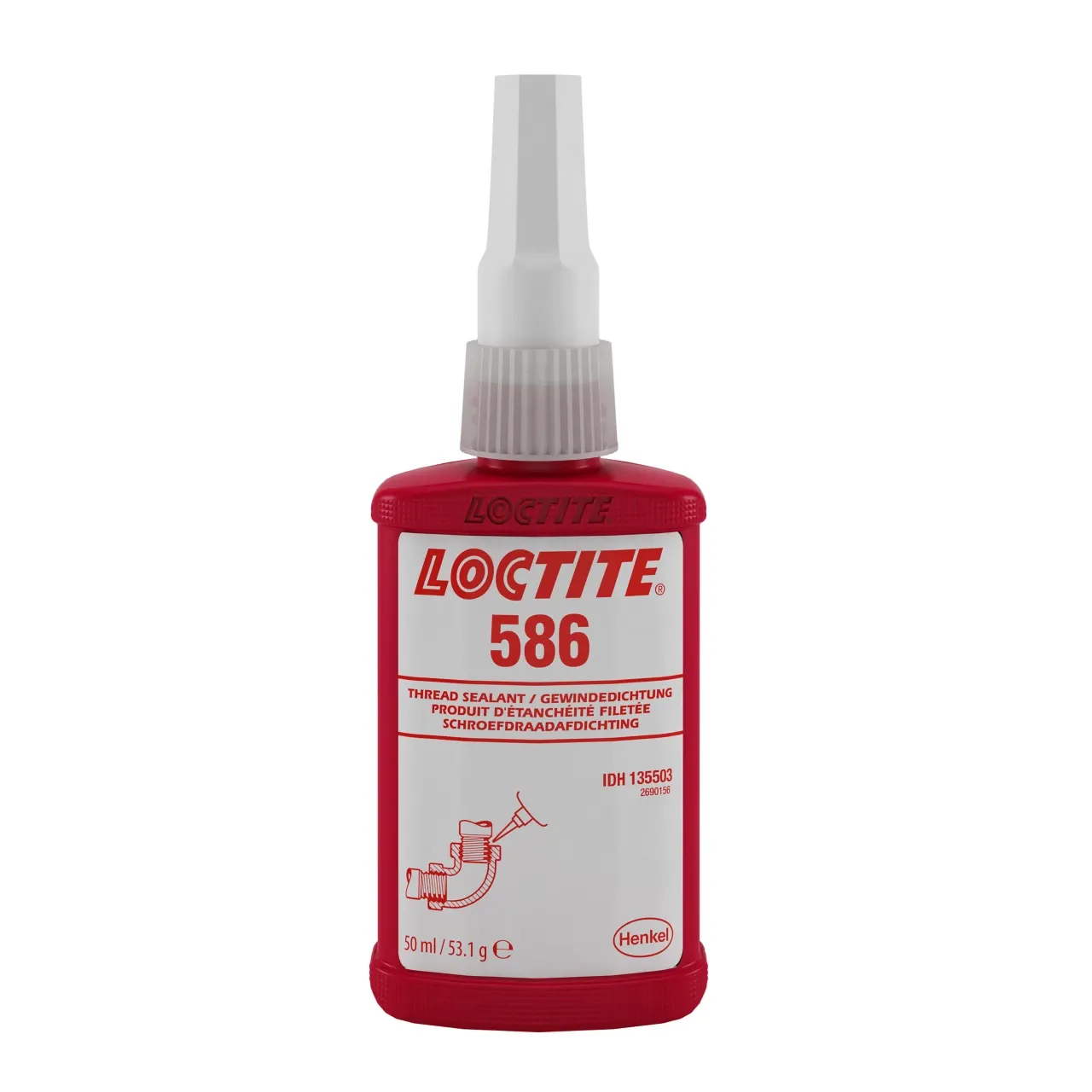 LOCTITE 586 – Metal Boru ve Bağlantılar İçin Yüksek Mukavemetli Sızdırmazlık Sıvısı