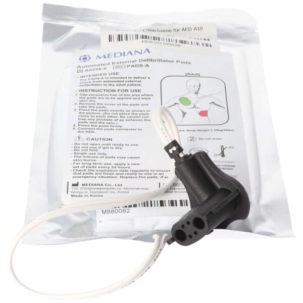 Original Defi-Elektroden Pads Mediana A10 1 Stück