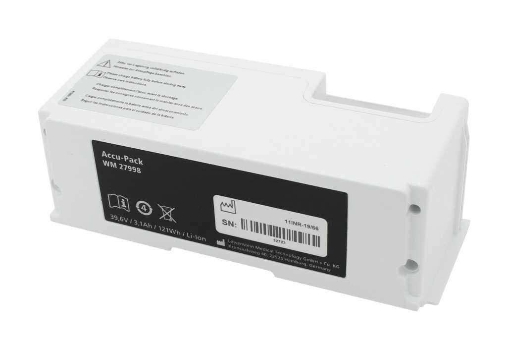 Original Medizinakku Li-Ion 39,6V 3100mAh 121Wh ersetzt Weinmann WM27880