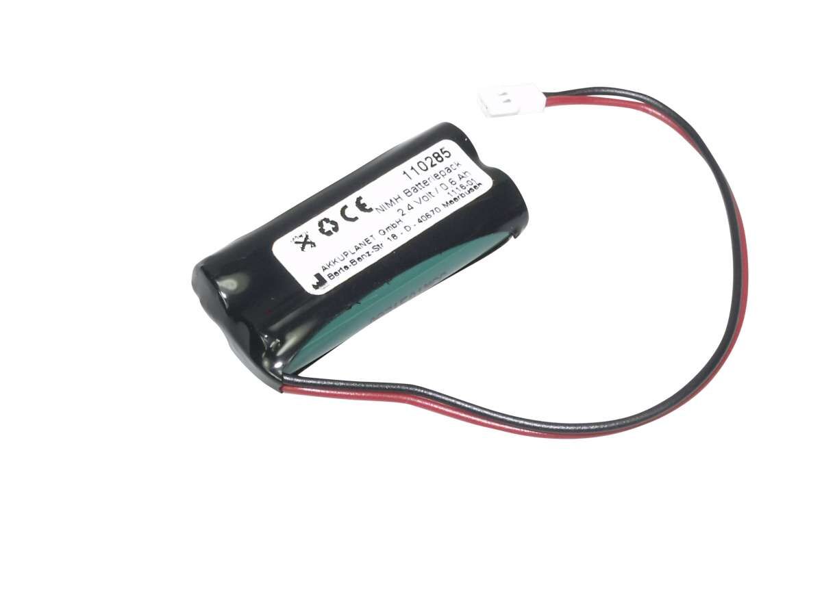 NiMH Akku passend für Minolta Jaundice Meter JM103 2,4 Volt 0,60 Ah CE Konform