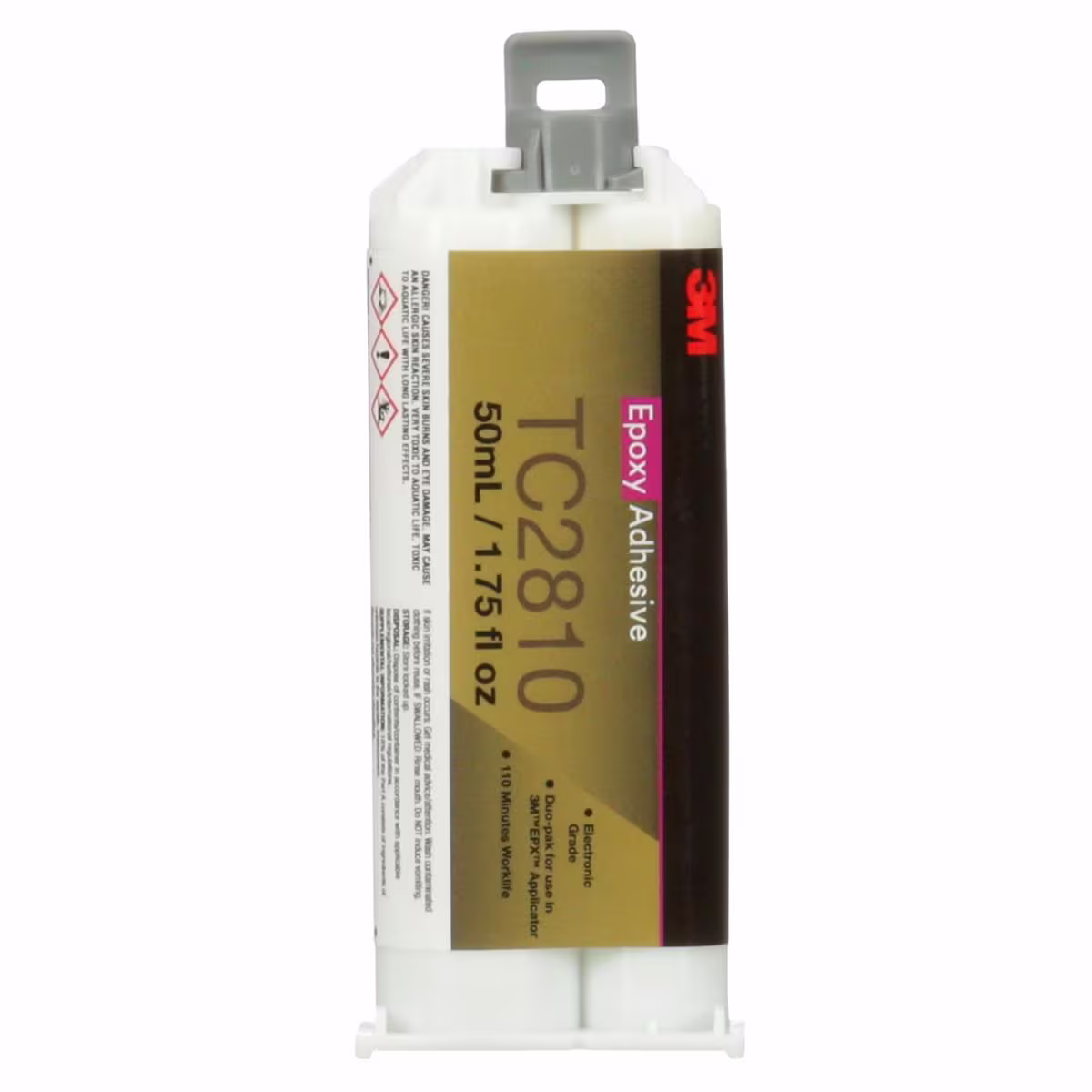 3M™ Termal İletken Yapıştırıcı TC2810, Krem Rengi, 50 ml çift kartuş, Kutuda 12 Kartuş