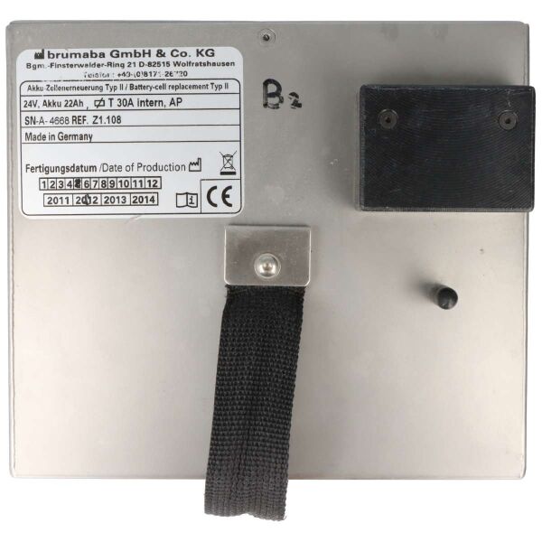 Blei Akkuumbau passend für Brumaba OP Tisch Focus, Primus, Varius - Akkutyp II