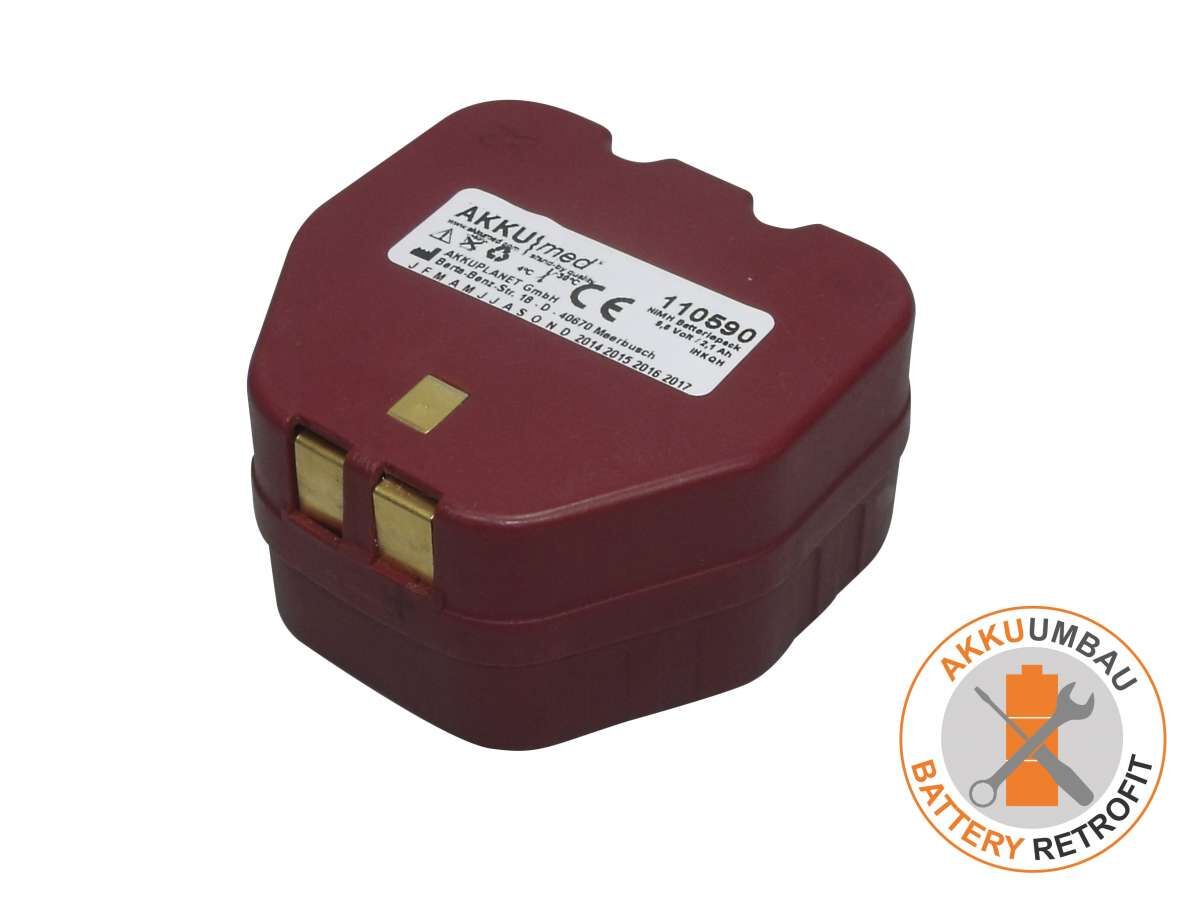 NiMH Akkuumbau passend für de Soutter AB600