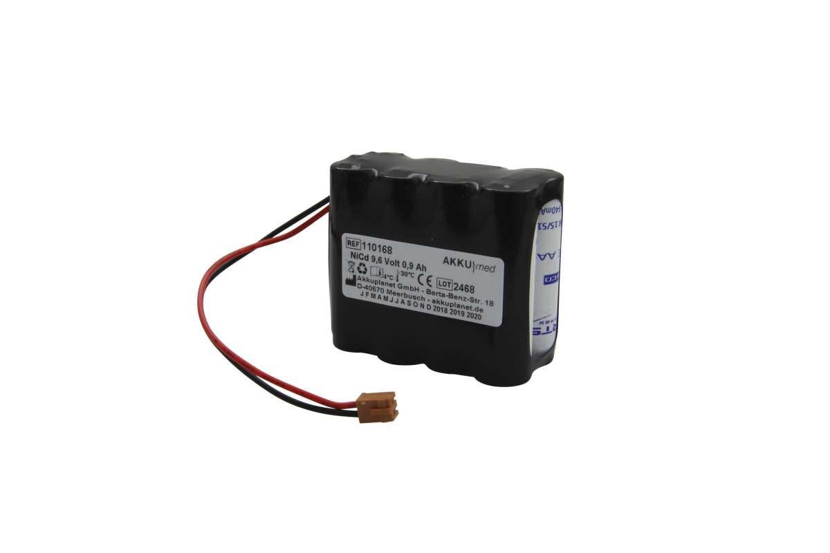 NC Akku passend für Terumo Infusionspumpe TE311/ TE312/ TE331/ TE332 BN-600AAK 9,6 Volt 0,9 Ah CE Konform