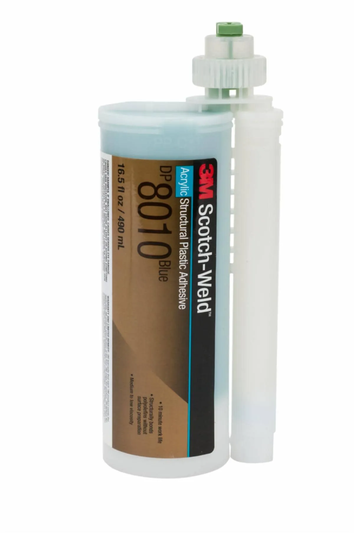 3M™ Scotch-Weld™ Az Kokulu Akrilik Yapıştırıcı DP8010, Mavi, 45 ml