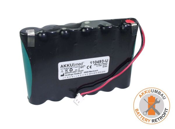 NiMH Akkuumbau passend für MIR Spirolab II, III