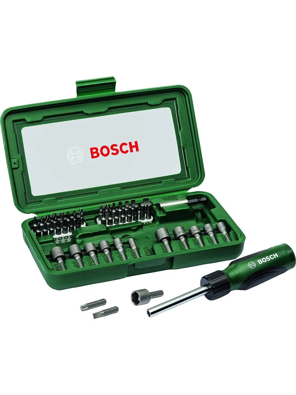 Bosch 46 PARÇA CIRCIRLI TORNAVİDA BITS UÇ LOKMA VİDALAMA SETİ