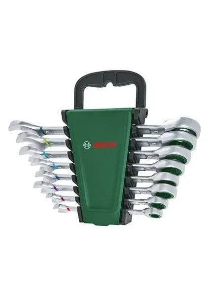 Bosch Cırcır Kombine Anahtar Seti 8 Parça - 1600A027PS