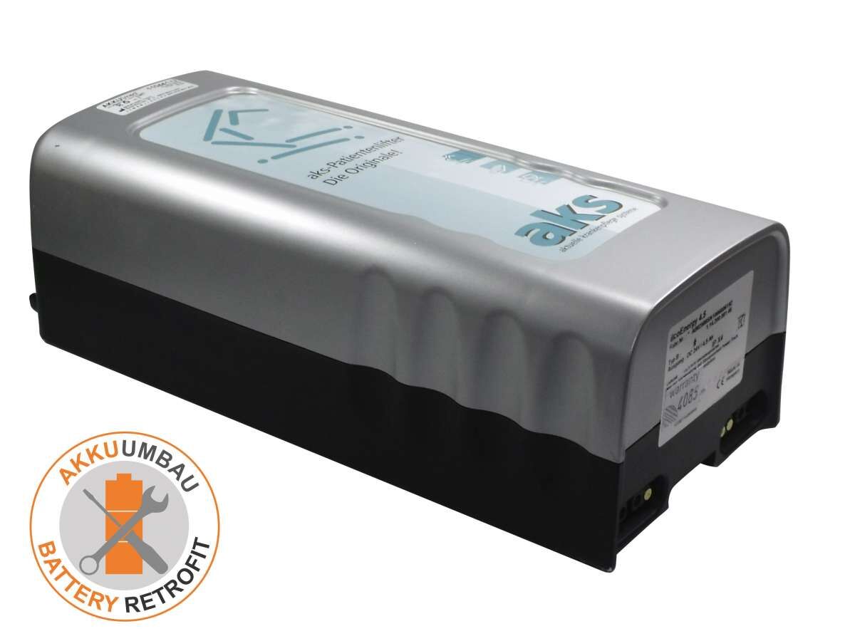 Blei Akkuumbau passend für AKS Lifter Dualo, Foldy, Clino - Typ 89070