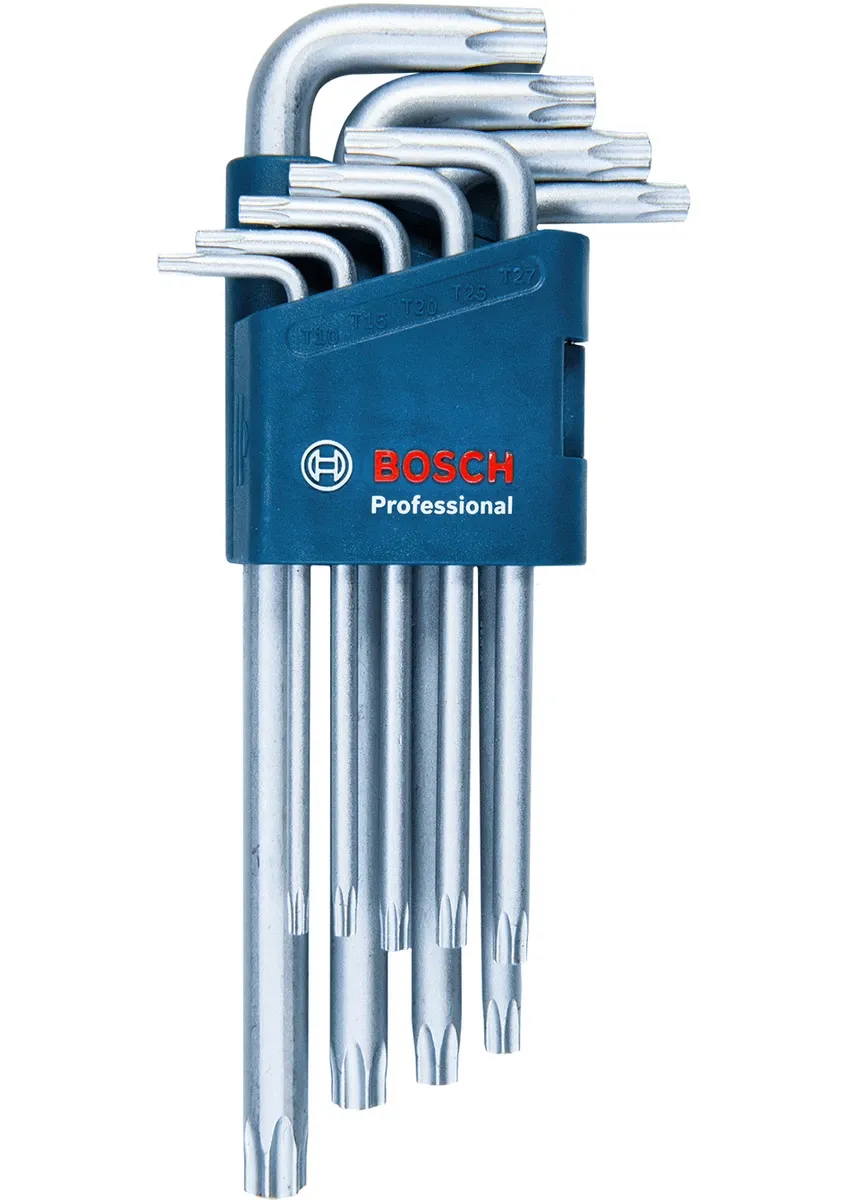 Bosch Profesyonel Alyan Anahtar Takımı Torx 9 Parça (10-50MM)