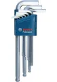 Bosch Profesyonel Alyan Anahtar Takımı Hex 9 Parça (1,5-10MM)