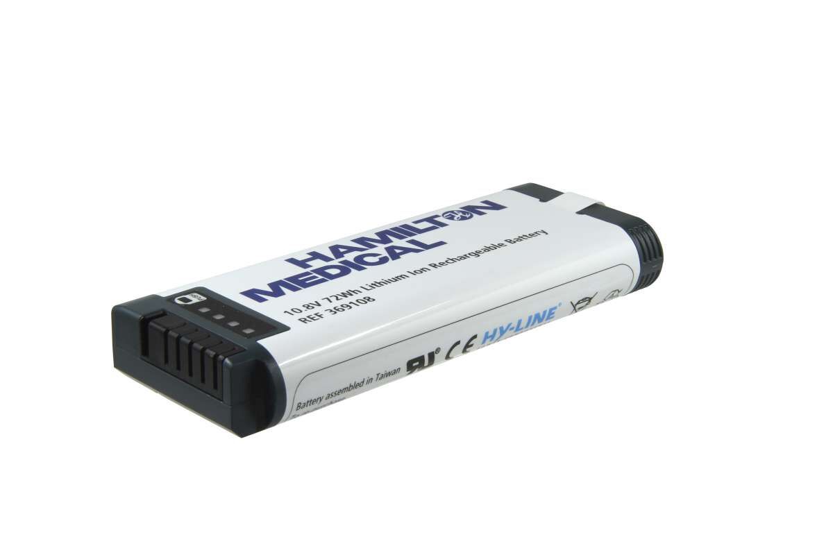 Original Li Ion Akku für Hamilton Medical C1 T1 Beamtungsgerät Typ 369108 - 10,8 Volt 6,66 Ah