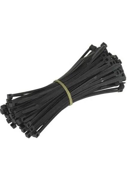 Tork Plastik Kelepçe Kablo Bağı 100'Lü 200x2.5mm Siyah