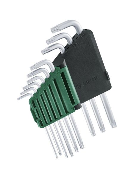 Bosch Torx Allen Anahtar Takımı 9 Parça - 1600A02Z9C