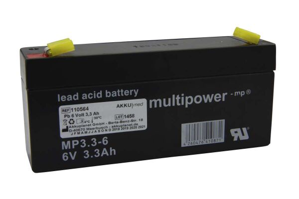 Blei Akku passend für Criticon Dinamap proCare 100, 300