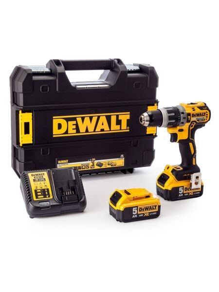 Dewalt DCD796P2-QW 18V/5.0Ah Li-ion Çift Akülü Kömürsüz Profesyonel Darbeli Matkap