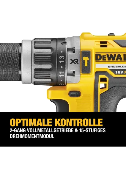 Dewalt DCD796P2-QW 18V/5.0Ah Li-ion Çift Akülü Kömürsüz Profesyonel Darbeli Matkap