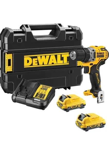 Dewalt Şarjlı Vidalama Makinesi Compact 12V 2AH Kit DCD701D2-QW