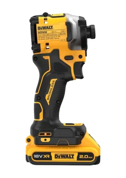 Dewalt DCF850D2T 18V 2.0AH Li-Ion Kömürsüz Çift Akülü Darbeli Tornavida