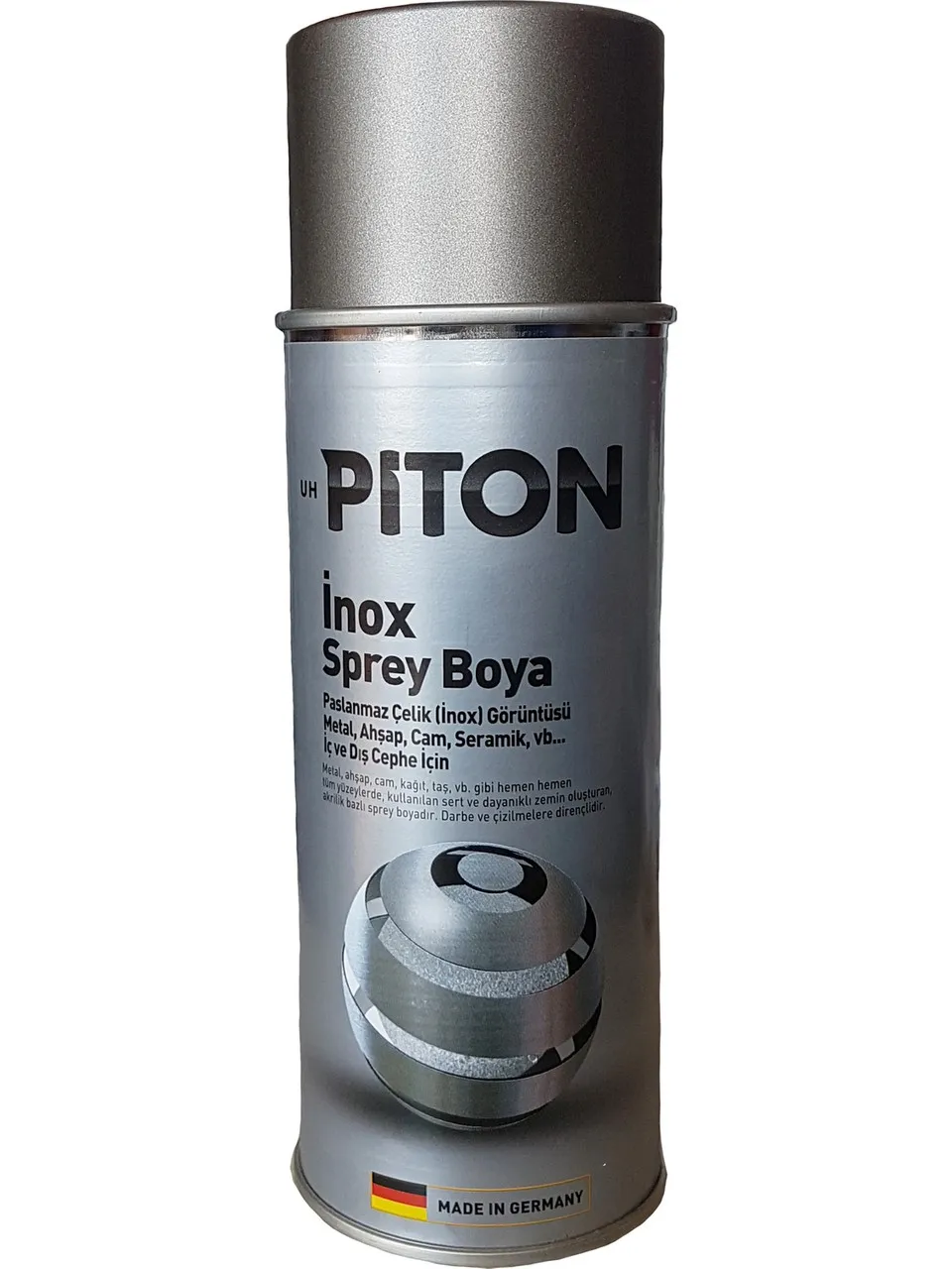 Piton Paslanmaz Çelik - Inox - Sprey Boya 400 ml