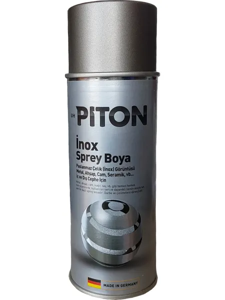 Piton Paslanmaz Çelik - Inox - Sprey Boya 400 ml