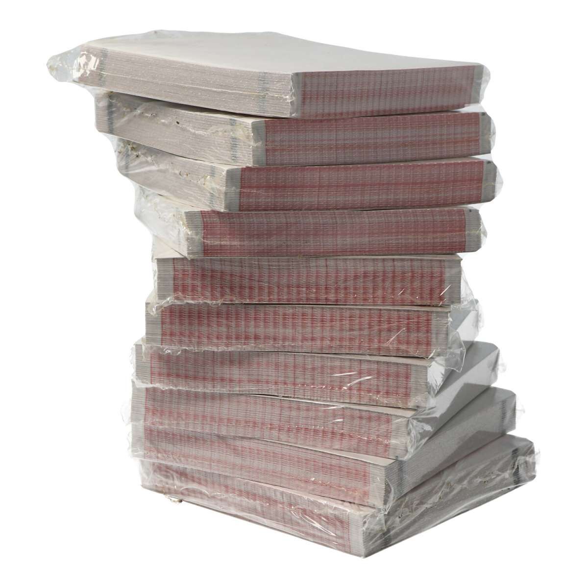 EKG Papier Zoll Faltlage, 10 Blöcke á 200 Blatt