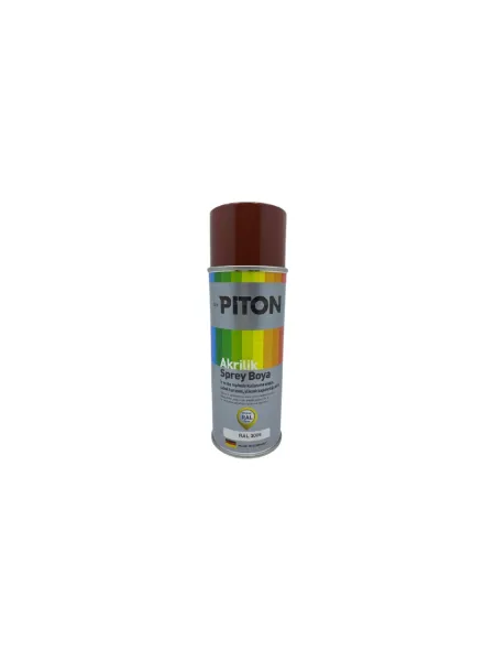 Piton Akrilik Sprey Boya 400 Ml Ral3009 Oksit Kırmızı
