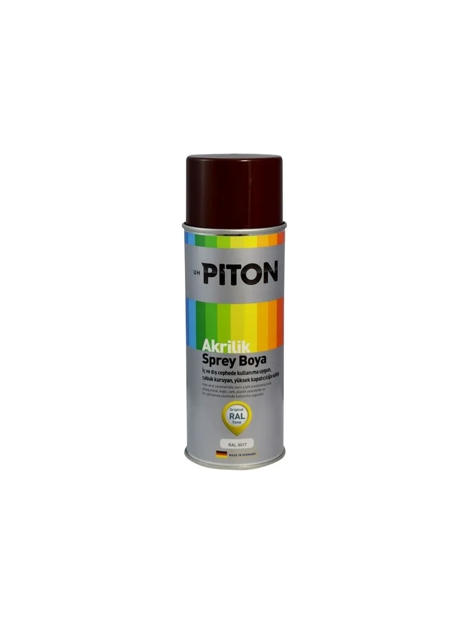 Piton Akrilik Boya Ral 8017 Çikolata Kahve 400 ml Sprey Boya