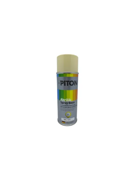 Piton Akrilik Sprey Boya 400 Ml Ral1015 Açık Fildişi