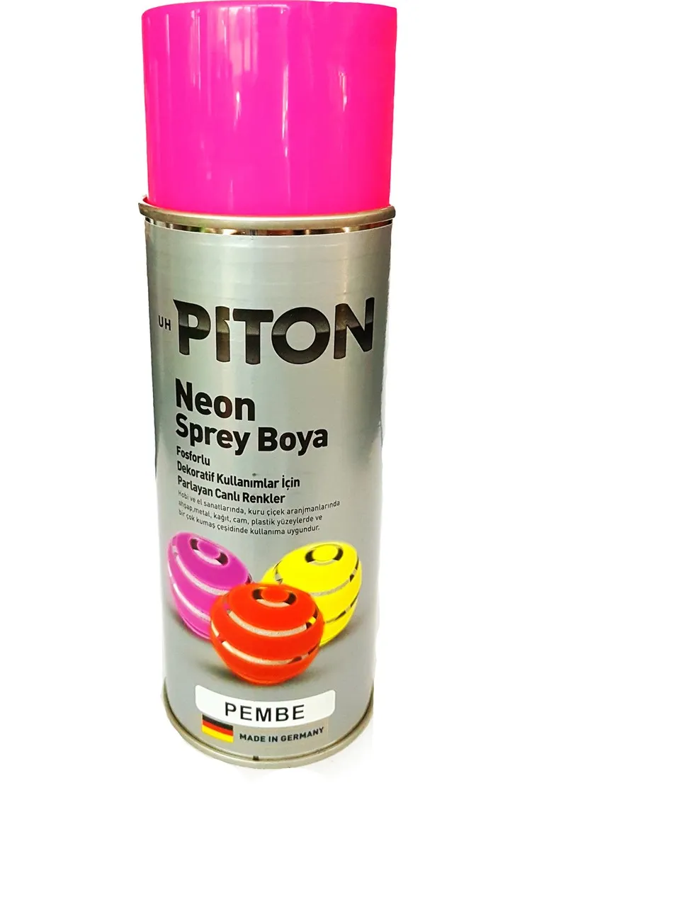 Piton Neon Pembe Sprey Boya 400 ml