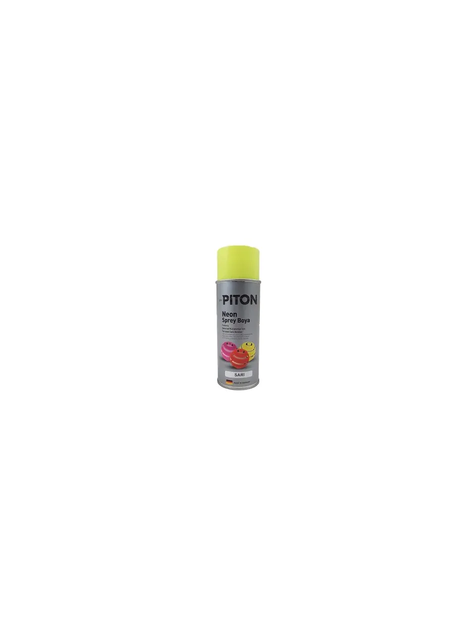 Piton Neon Sprey Boya 400 Ml 256462 Sarı