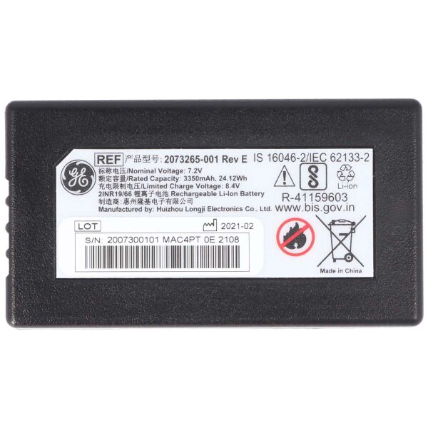 Original Li Ion Akku GE Healthcare EKG Mac 400 Mac 600 - Typ 2030912-001