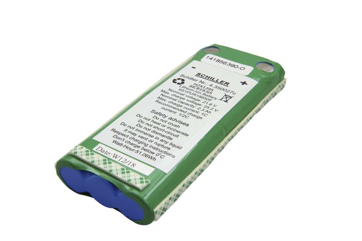 Original Schiller Li Ion Akku AT10+, AT10plus