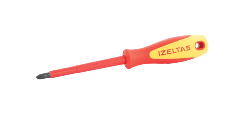 Izeltaş 1000V Izoleli Elektrikçi Yıldız Tornavida 4.5x80