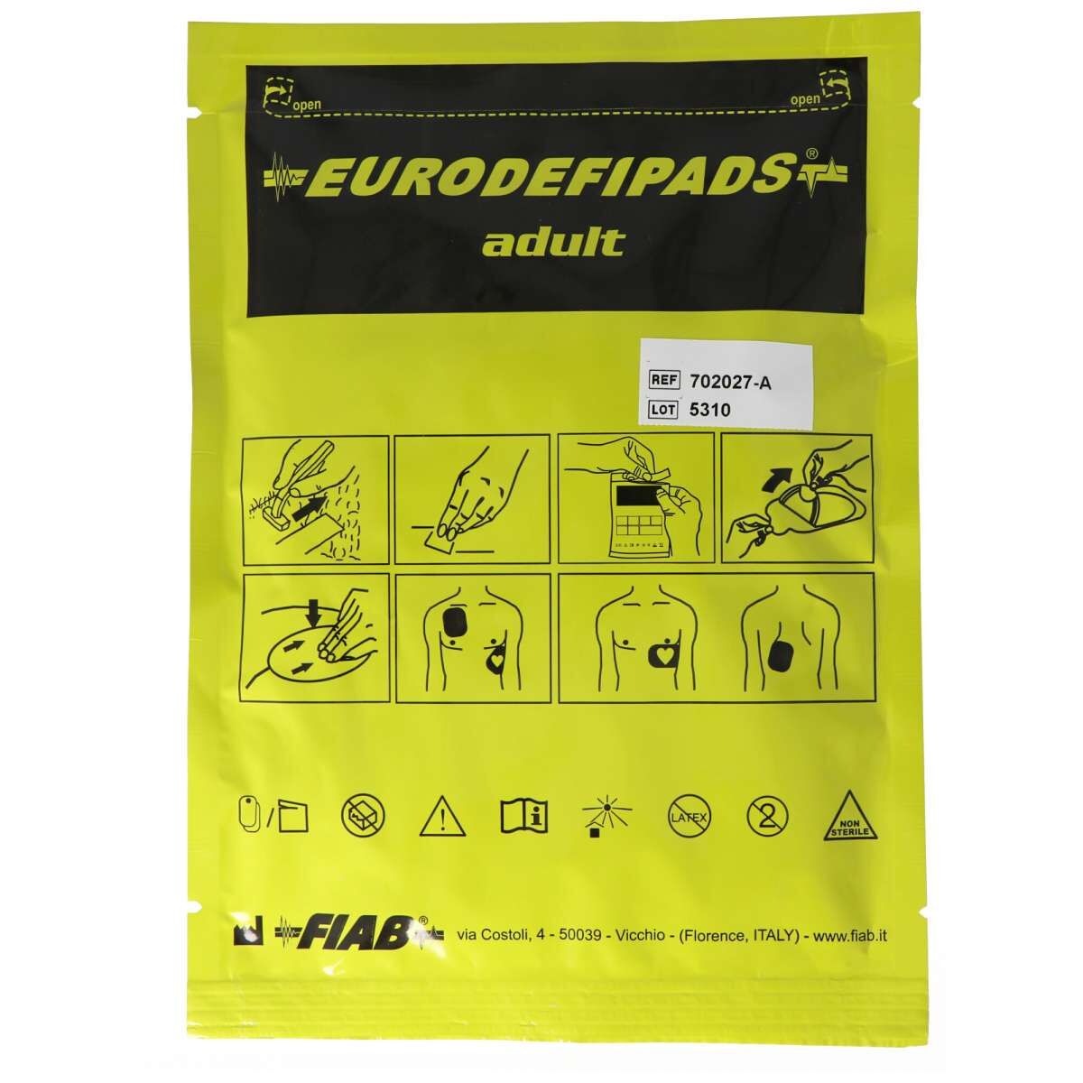 Defi-Elektroden passend für Pads Zoll M-Serie, E-Serie - PD1600