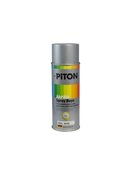 Piton 400 ml Gümüş Gri Akrilik Sprey Boya