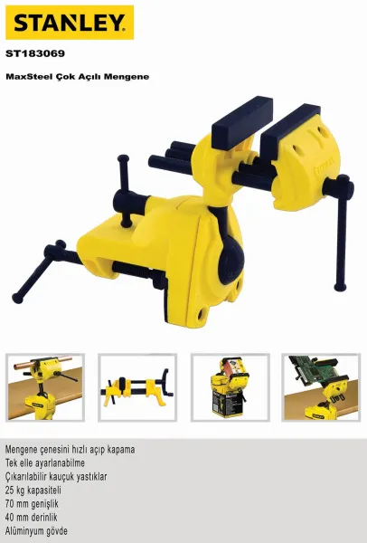 Stanley St183069 Çok Açılı Mengene