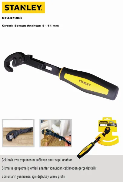 Stanley St487988 Somun Sıkma Anahtarı 8-14 Mm