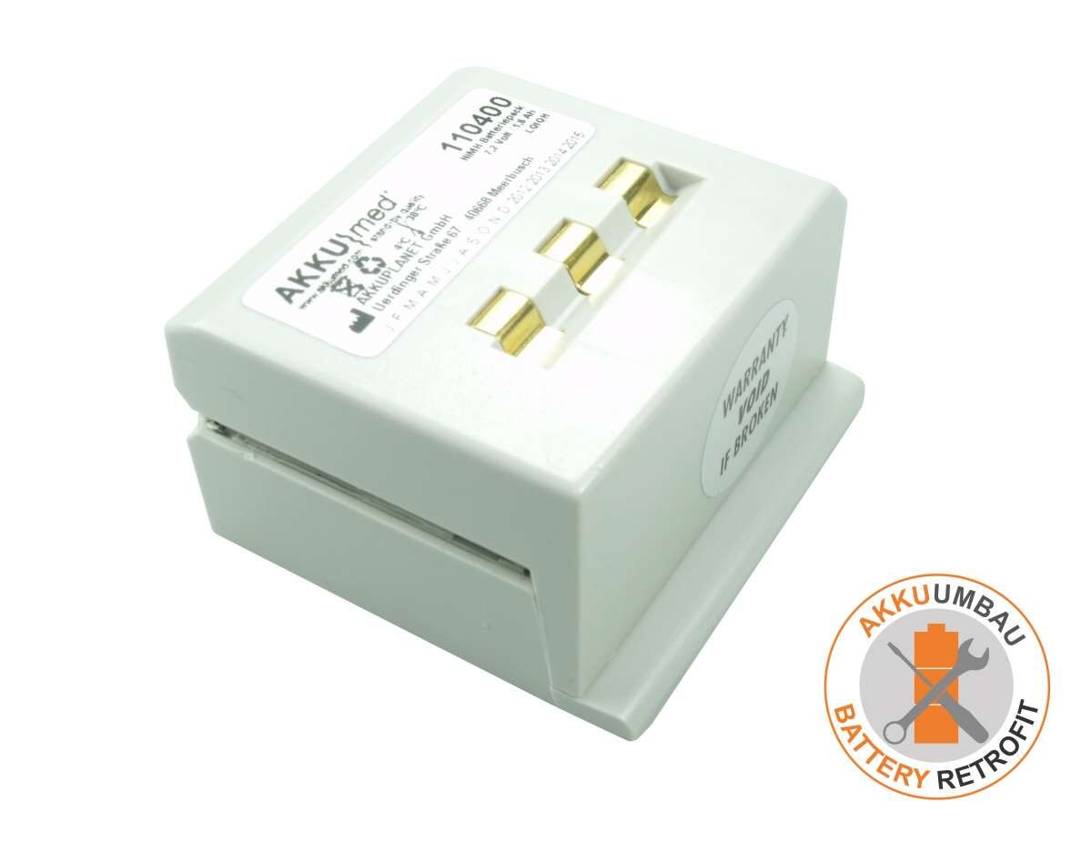NiMH Akkuumbau passend für Verathon Bladderscan BVI 3000 - Typ 400-0039