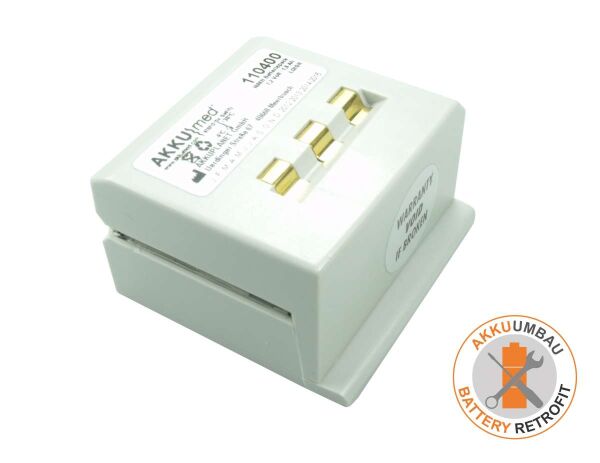 NiMH Akkuumbau passend für Verathon Bladderscan BVI 3000 - Typ 400-0039