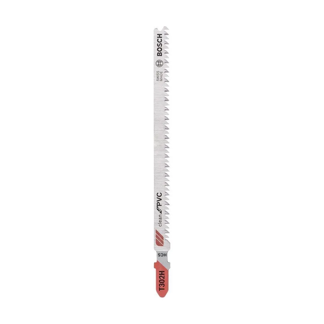 Bosch Temiz Kesim Serisi Pvc İçin T 302 H Dekupaj Testeresi Bıçağı - 5'Li Paket