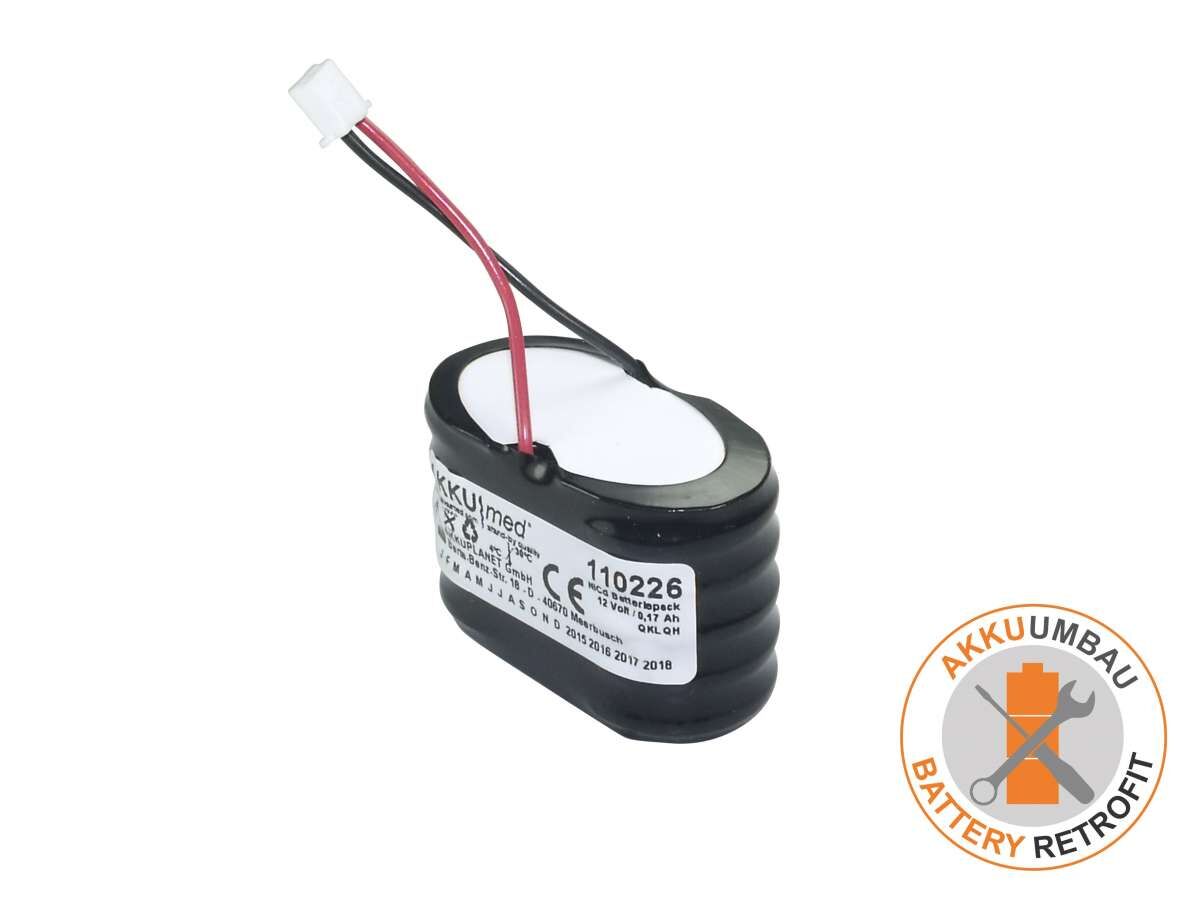 NiMH Akkuumbau passend für Imex Doppler DOP CT - Typ BT0022, BR0024